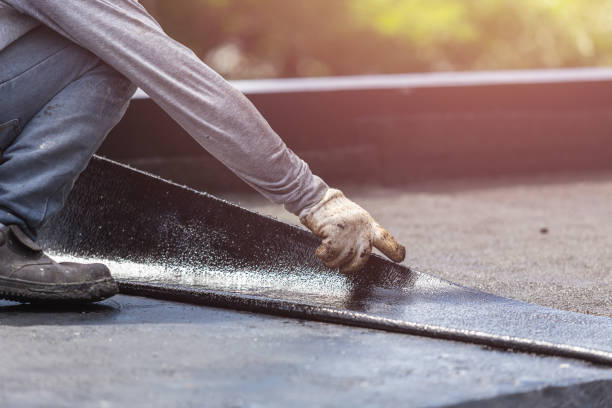 Professional Crawl Space Encapsulation technician working in Longport, NJ